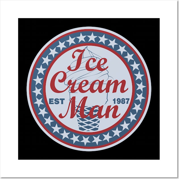 ice cream man Wall Art by vender